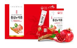 Nước hồng sâm lựu collagen Daedong Hàn Quốc hộp 30 gói x 10ml