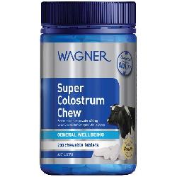 Wagner Super Colostrum Chewable 200 Tablets -Sữa non dạng viên của Úc