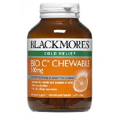 Bổ sung vitamin C Blackmores Cold Relief Bio C Chewable 500mg của Úc