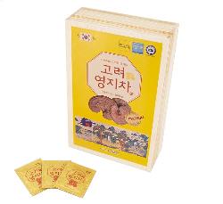 Trà linh chi Hàn Quốc 100 gói - Korean Linhzhi Tea hộp gỗ