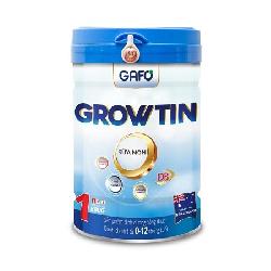 Sữa bột cho bé Gafo Growtin 1 cho trẻ từ 0-12 tháng tuổi (lon 800g)