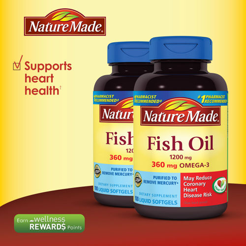 dầu cá natural made fish oil 180 viên