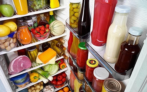 Giảm cân siêu nhanh bằng cách tích trữ đồ ăn trong tủ lạnh