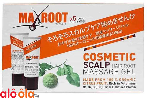 Gel hỗ trợ mọc tóc và điều trị bạc tóc MaxRoot Nhật Bản