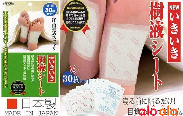 Miếng dán chân khử độc và thanh lọc cơ thể kenko Nhật Bản 