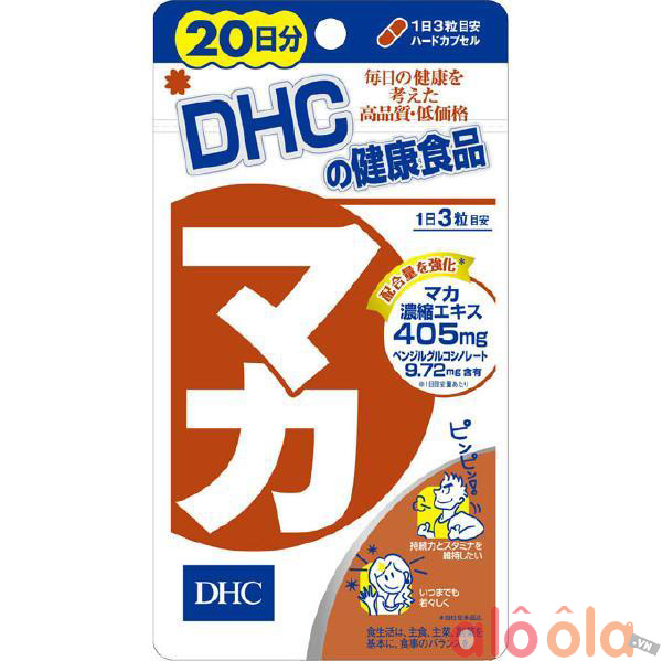 Viên uống Maca DHC của Nhật – Giúp tăng cường sinh lý nam nữ