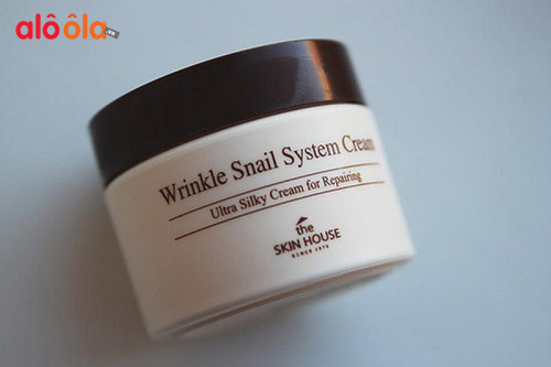 Kem ốc sên The Skin House Wrinkle Snail System Cream review