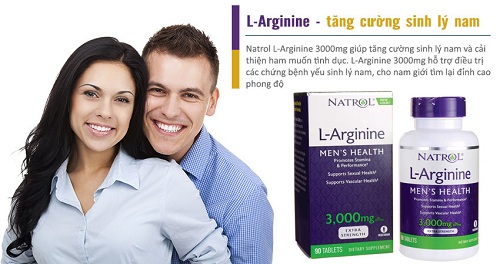 công dụng viên uống l-arginine natrol 3000mg 90 viên