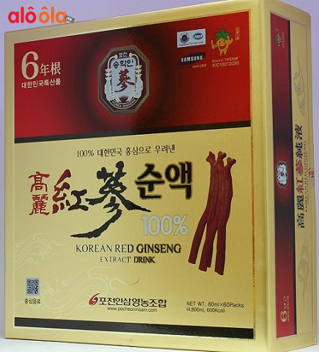 đối tượng sử dụng nước hồng sâm korean red ginseng extract drink