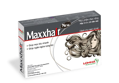 Viên uống Maxxhair hỗ trợ mọc tóc, giảm rụng tóc hiệu quả