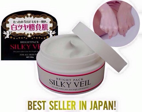Kem trắng da và trang điểm toàn thân Silky Veil Nhật Bản