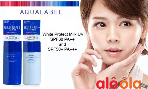Sữa dưỡng chống nắng Shiseido Aqualabel Perfect Protect Milk UV SPF50+ PA+++