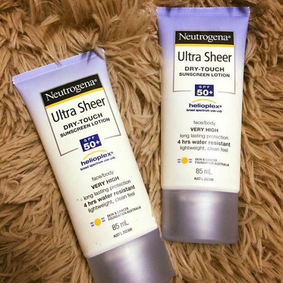 Kem chống nắng Neutrogena Ultra Sheer Face & Body SPF 50+