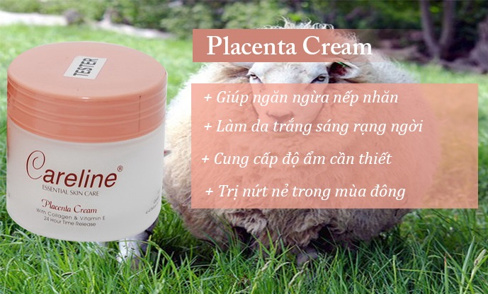 Kem dưỡng da nhau thai cừu Careline Placenta Cream 100ml