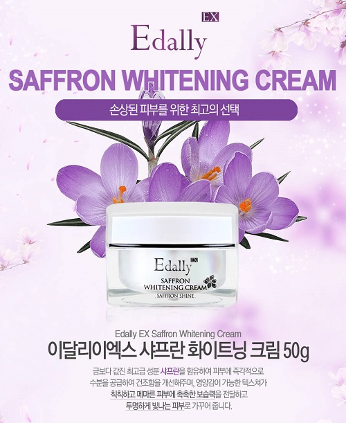 Kem dưỡng trắng da nhụy hoa Nghệ Tây Edally EX Hàn Quốc