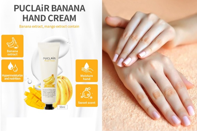Kem dưỡng tay hương chuối Puclair Hand Cream Banana Hàn Quốc