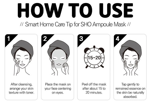 Mặt nạ sho ampoule mask – Peptide Anti giúp dưỡng ẩm làm trắng da