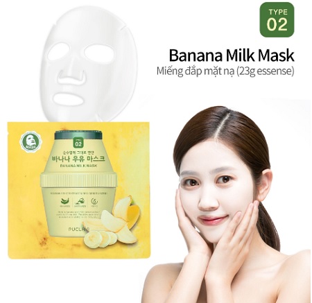 Mặt nạ sữa chuối Puclair Banana Milk Mask 