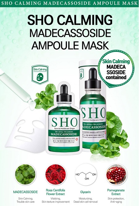 Mặt nạ SHO Madecassoside Real Barrier Madeca Ampoule Mask 