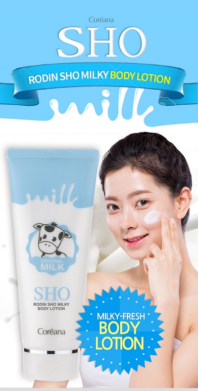 Sữa dưỡng thể sho rodin milky drop body lotion Hàn Quốc