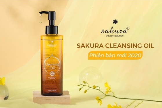 Dầu tẩy trang Sakura Cleansing Oil Nhật Bản