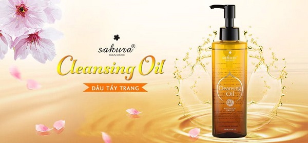 Dầu tẩy trang Sakura Cleansing Oil Nhật Bản