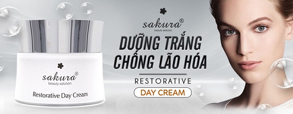 Kem dưỡng phục hồi chống lão hoá ban ngày Sakura Restorative Day Cream