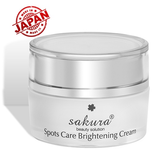 Kem dưỡng trắng da Sakura Spots Care Brightening Cream Nhật Bản