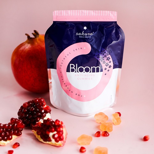 Kẹo dẻo bổ sung Collagen Sakura Bloom Anti - Aging Collagen Gummies Nhật Bản