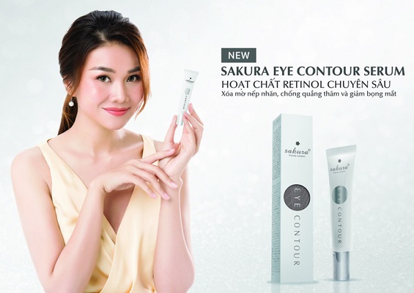Serum dưỡng mắt Sakura Eye Contour Serum 15ml Nhật Bản