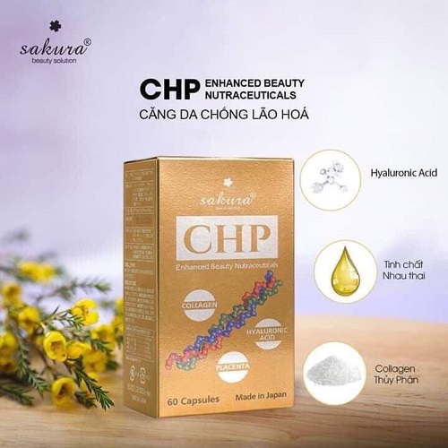 Viên căng da chống lão hóa Sakura CHP Enhanced Beauty Nutraceuticals