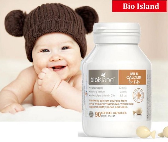Canxi Milk Calcium Bio Island 90 viên của Úc review
