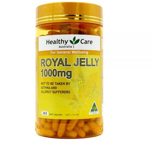 Sữa ong chúa Healthy care royal jelly 1000mg 365 viên