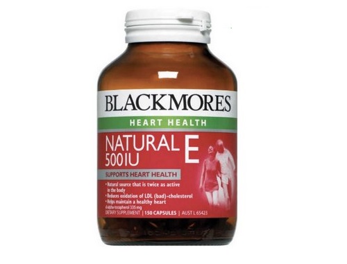 Viên uống Blackmores Natural Vitamin E 500IU hộp 150 viên của Úc