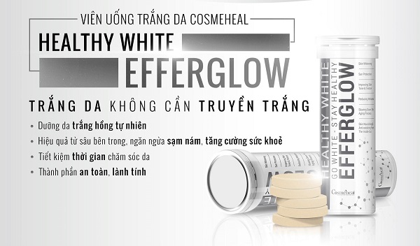 Viên sủi trắng da Healthy White Efferglow Cosmeheal Hàn Quốc