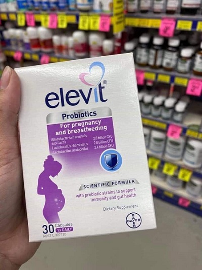 Viên uống Elevit Probiotics 30 viên của Úc dành cho bà bầu