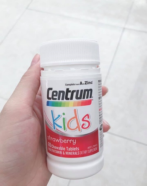 Vitamin tổng hợp cho bé Centrum Kids Strawberry 60 viên Úc