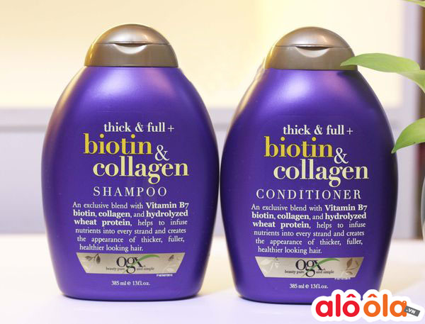 Bộ đôi dầu gội và dầu xả Biotin & Collagen 