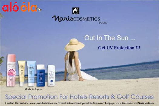 Bộ sản phẩm chống nắng chăm sóc da toàn diện cho tín đồ du lịch naris UV beauty