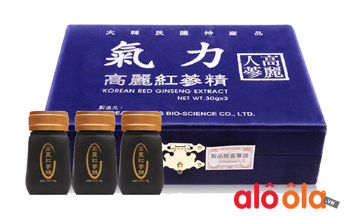 cao sâm korean red ginseng extract hộp 3 lọ
