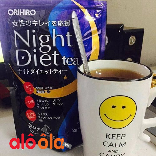Trà giảm cân Orihiro Night Diet Tea dễ sử dụng