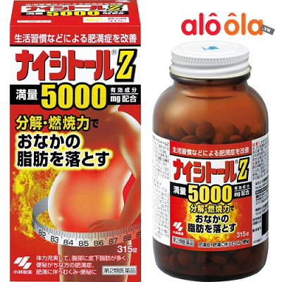 Viên giảm mỡ bụng Naishitoru Z 5000