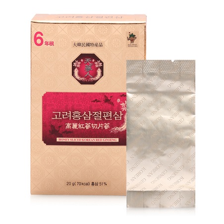 cách sử dụng hồng sâm lát tẩm mât ong Korean Sliced Red 