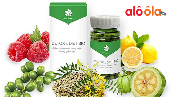 Detox & Diet Bio có thành phần tự nhiên, an toàn