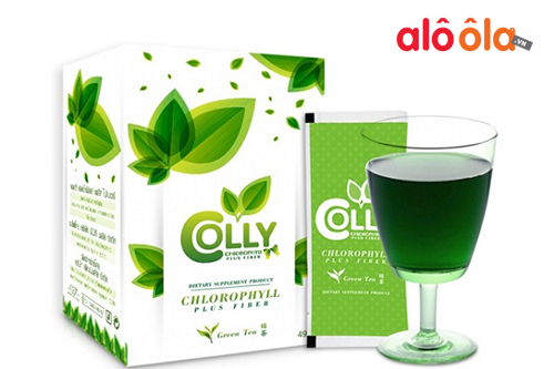 Trà xanh giảm cân thải độc Colly Chlorophyll Plus Fiber của Thái Lan