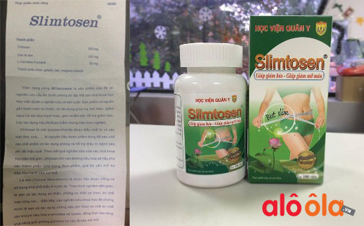Slimtosen giảm cân hiệu quả và an toàn