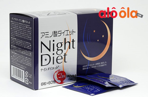 Viên uống giảm cân night diet orihiro không chứa hóa chất độc hại