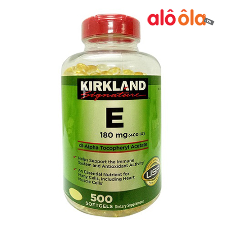 Viên Vitamin E 400 IU Kirkland