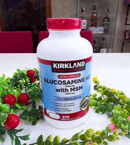 Review Viên Uống Kirkland Glucosamine HCL 1500mg With MSM 1500mg