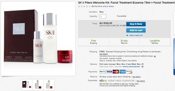 sk ii pitera welcome kit how to use